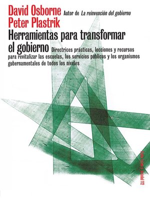 cover image of Herramientas para transformar el gobierno